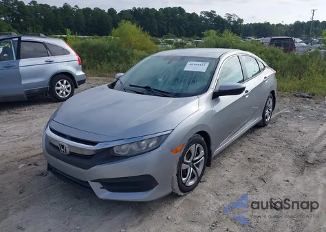 2017 Honda Civic Lx from USA, damaged, VIN 19XFC2F57HE034200